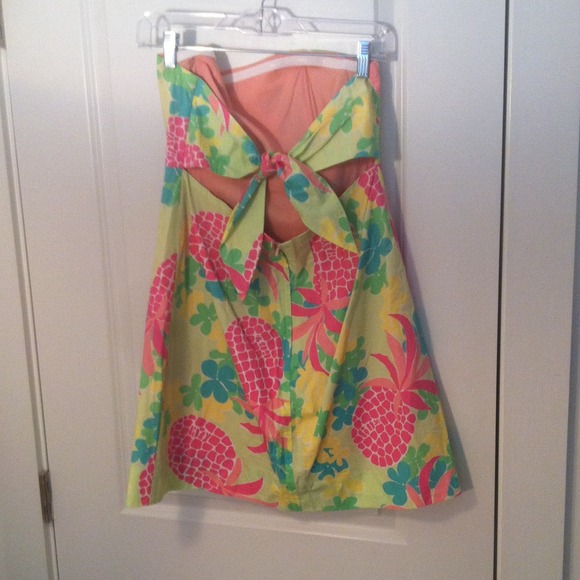 Lilly Pulitzer Strapless Tie-back dress - Picture 2 of 4