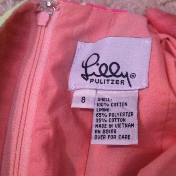 Lilly Pulitzer Strapless Tie-back dress - Picture 3 of 4