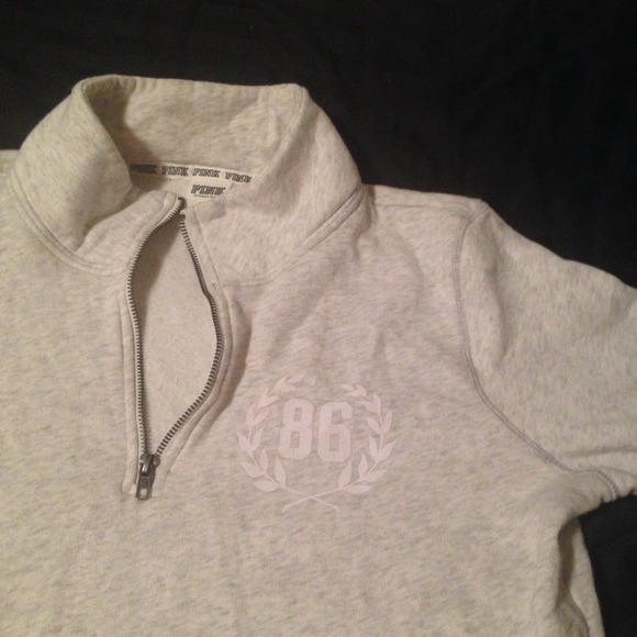 VS Pink Half-Zip Jacket