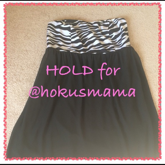 Zebra print dress