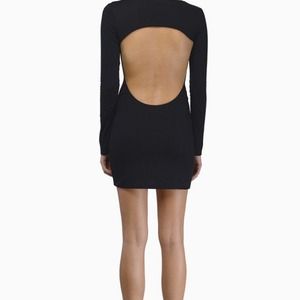 Black long sleeve dress