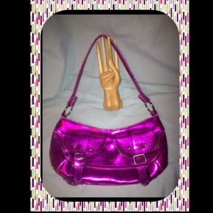 Pink Metallic purse