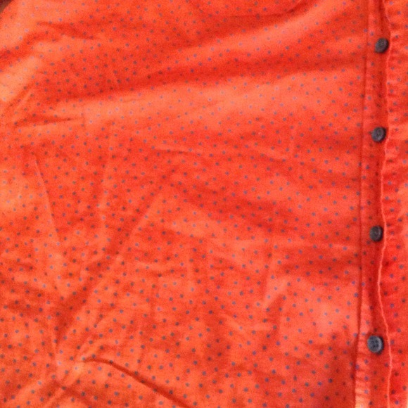 @jhiejhie2013 Loft Orange & Olive Green Shirt L - Picture 2 of 4