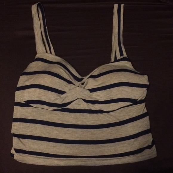 Striped crop top