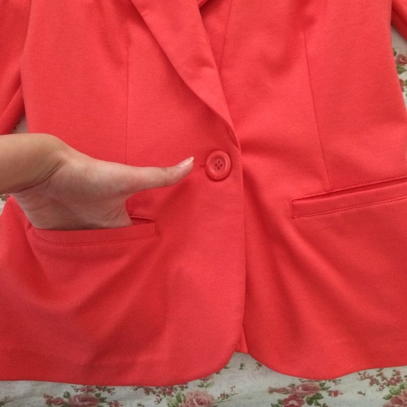 Forever21 Peach Blazer - Picture 2 of 3