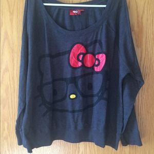 Dark gray Hello Kitty sweater