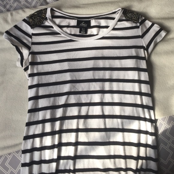 💋Striped tee