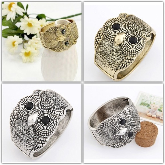 Lovely vintage looking owl bangles - Picture 4 of 4