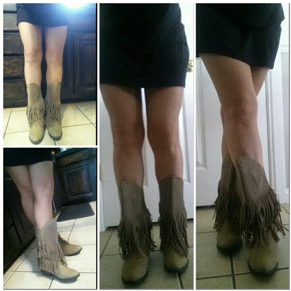 XXXXXXX SOLD NEW GC fringe boots - Picture 4 of 4