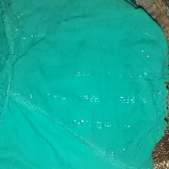 Turquoise blouse - Picture 3 of 4