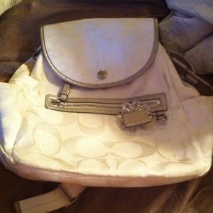 Coach backpack purse