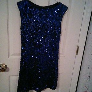 Navy blue party dress