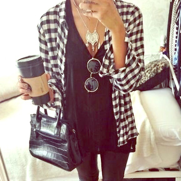 Black beaded tank top