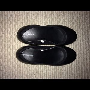 Black flats size 6