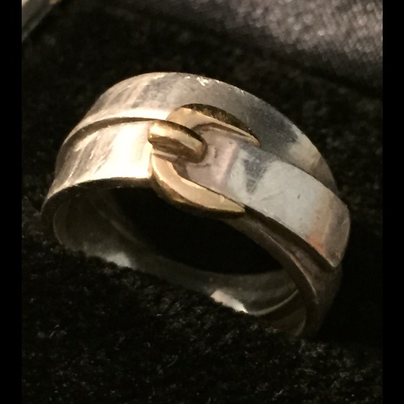 👍Authentic HERMES RING With 18 K GOLD👍(SOLD) - Picture 3 of 4