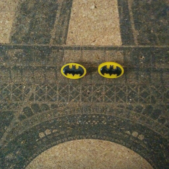 Batman earrings