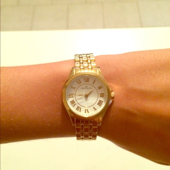 Anne Klein gold plated watch