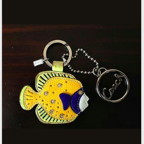 Sold!!!Rare coach fish fob