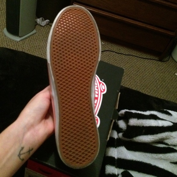 Neon Coral Vans - Picture 4 of 4