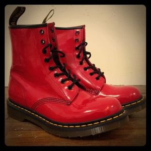 Brand New Never Worn Red Doc Martens - ON HOLD