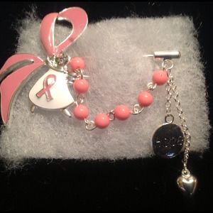 Breast cancer stick pin