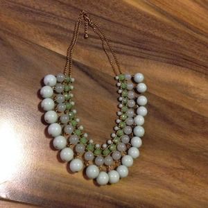 Mint green statement necklace!
