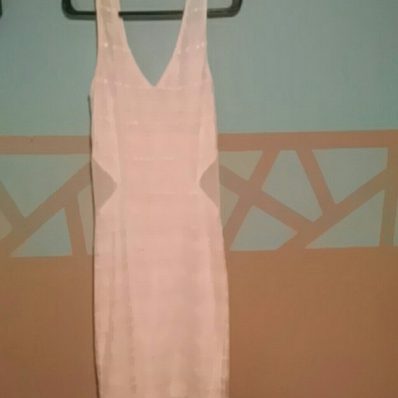 White lace dress