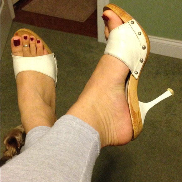Charlotte Russe White Heels