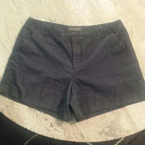 Denim looking high waisted shorts!