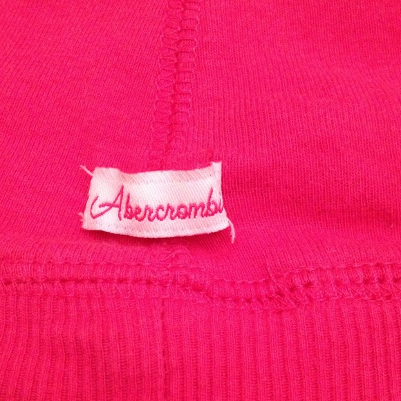 Abercrombie fuschia pink top💞💚 - Picture 3 of 3