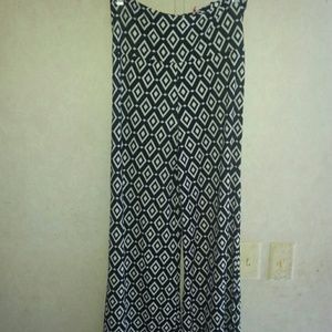 Wide leg bell bottoms