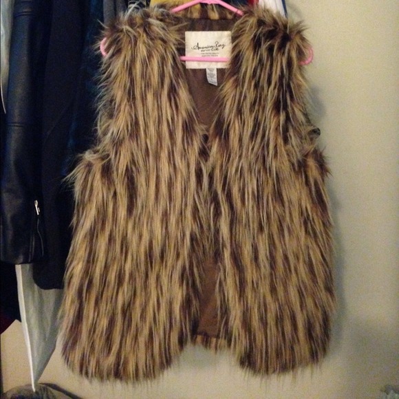 American Rag Faux Fur Vest