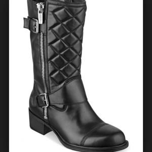 Marc Fisher black leather boots
