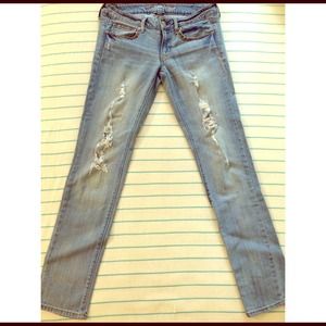 American Eagle Distressed Skinny Jeans
