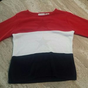 Red White and Blue sweater!