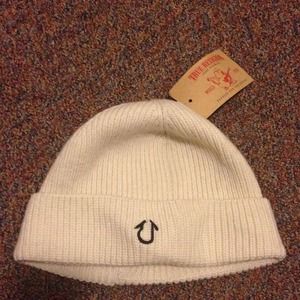 Cream/Tan True Religion Hat