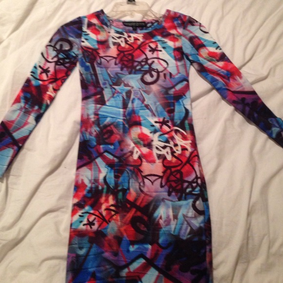 Adorable graffiti Top Shop dress