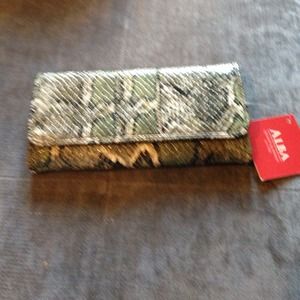 Alligator print wallet