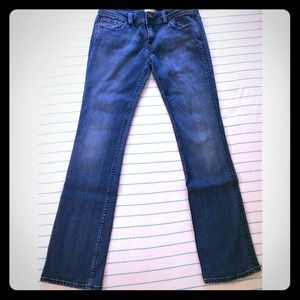 ON HOLD Miss Me Red Flap Pocket Bootcut Jeans