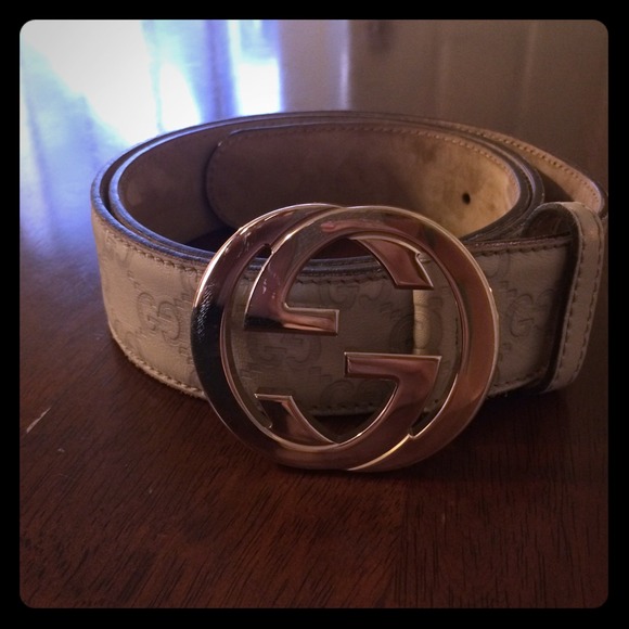 Authentic Suede/Leather Gucci Belt