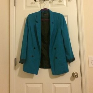 Teal Blue Blazer