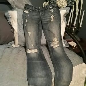 Abercrombie distressed jeans