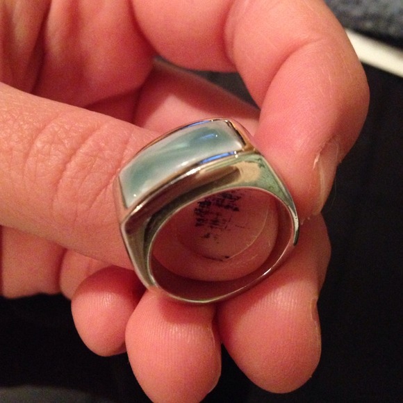 SOLD Sofia Teal Ring - Picture 4 of 4