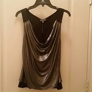 ROCK Republic Black and silver blouse