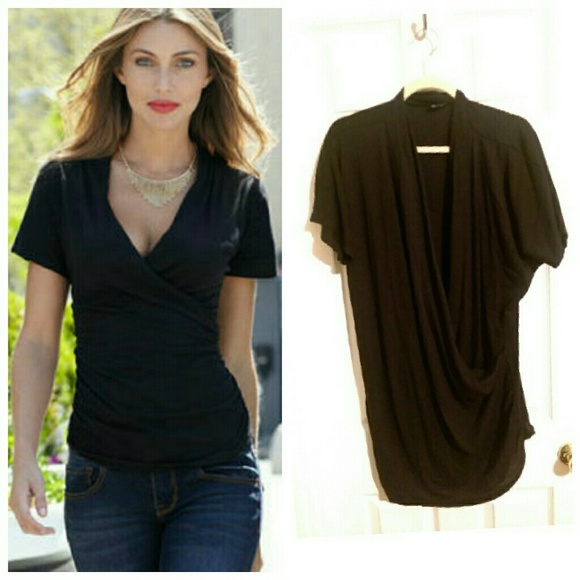 **SOLD** Wrap Front Tee
