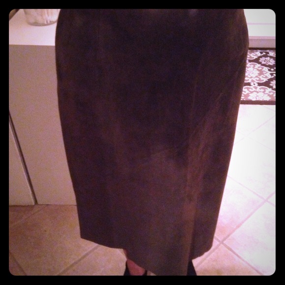 INC Leather Skirt