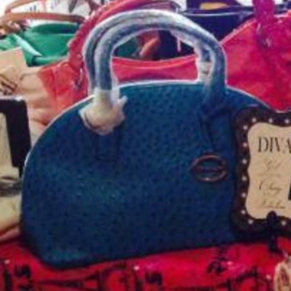 Ostrich Leather Sorrentino Handbag
