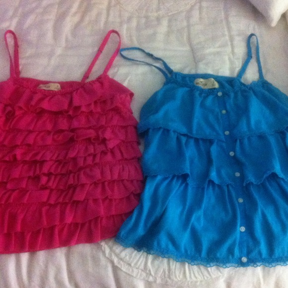 Hollister ruffle top bundle