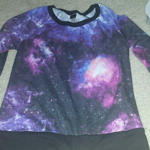 Galaxy crewneck