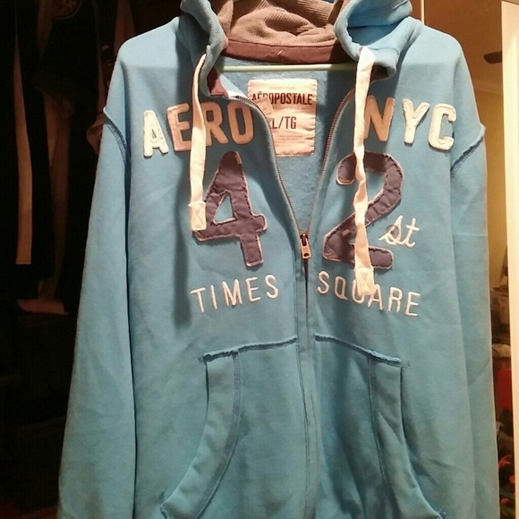 Men's blue Aeropostale Hoodie